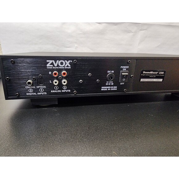 ZVOX Model 220 Single Cabinet Surround Sound System with Remote Control - Picture 9 of 16